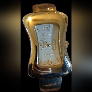 Gold and Silver Geneva Watch